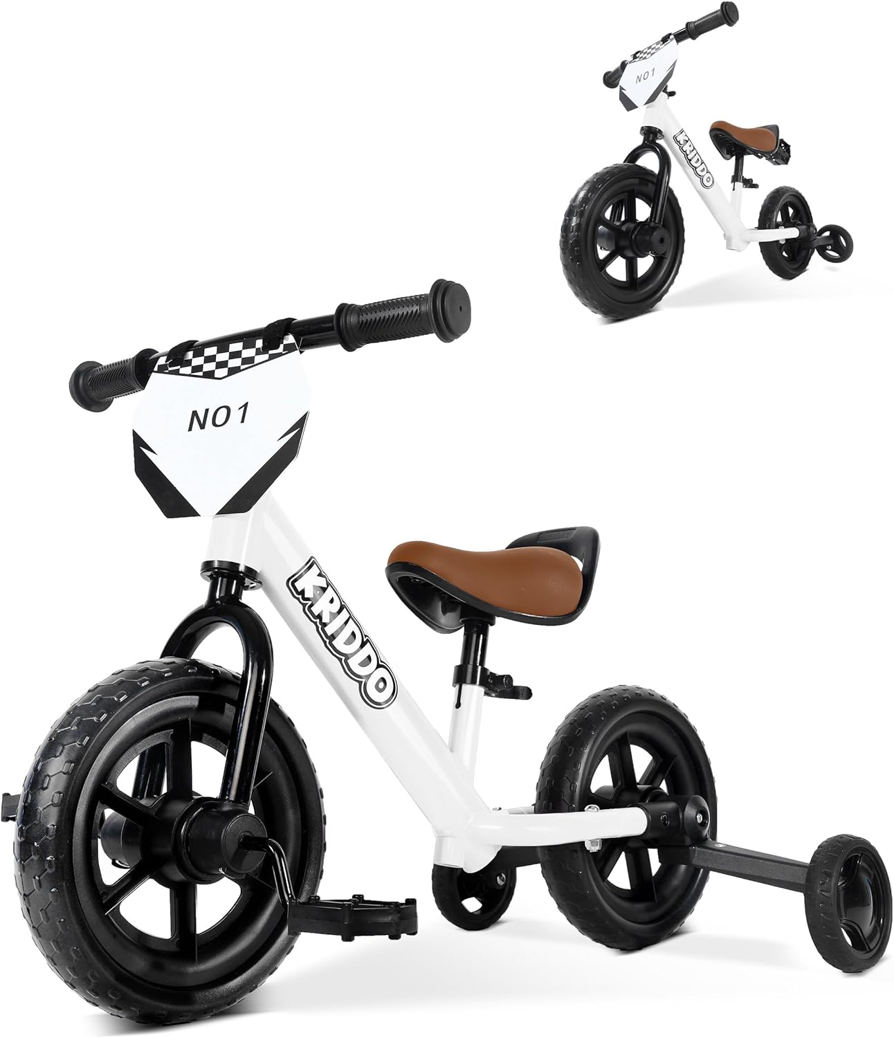 Balance Bike Kids - 2-in-1 Kids Tricycle and Balance Bike,