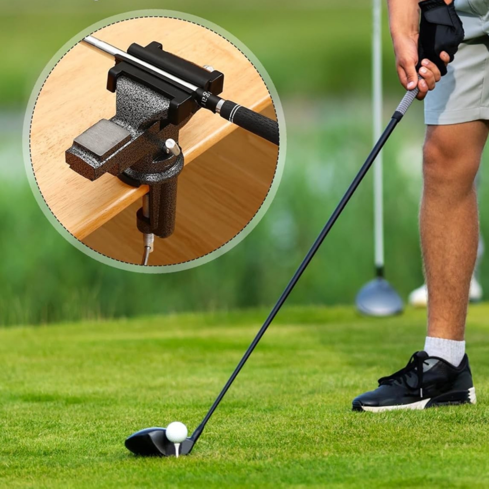 Sports Equipment Repair - Golf Club Repair Vise Kit Adjustable