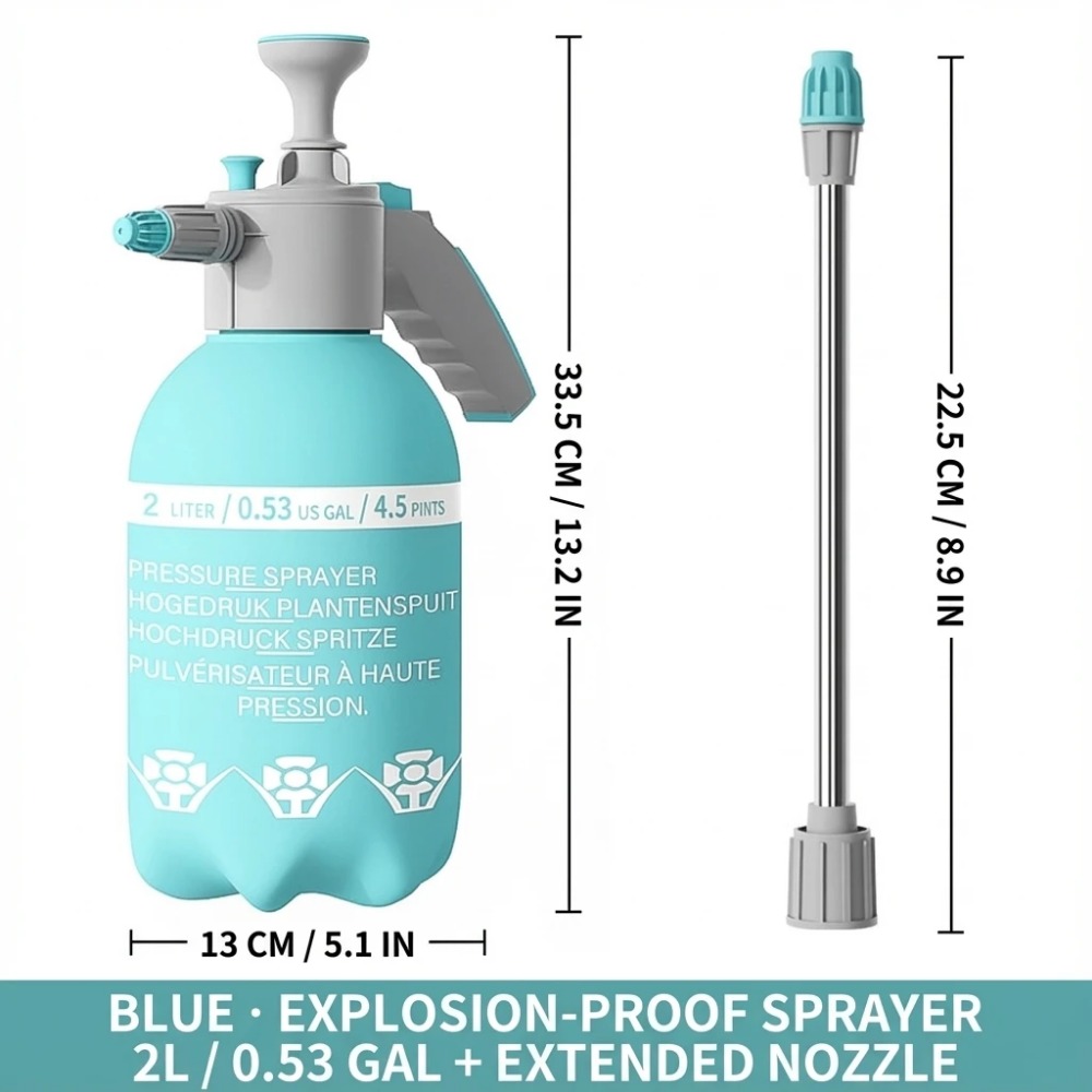 Sports Equipment Disinfectant Spray - 2L/3L/4LHand Pressure Water Sprayer Trigger Air