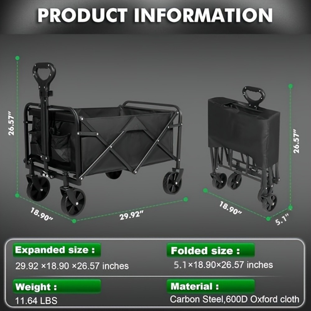 Heavy Duty Foldable Trolley Al – обзор и цена Sports Equipment Trolley