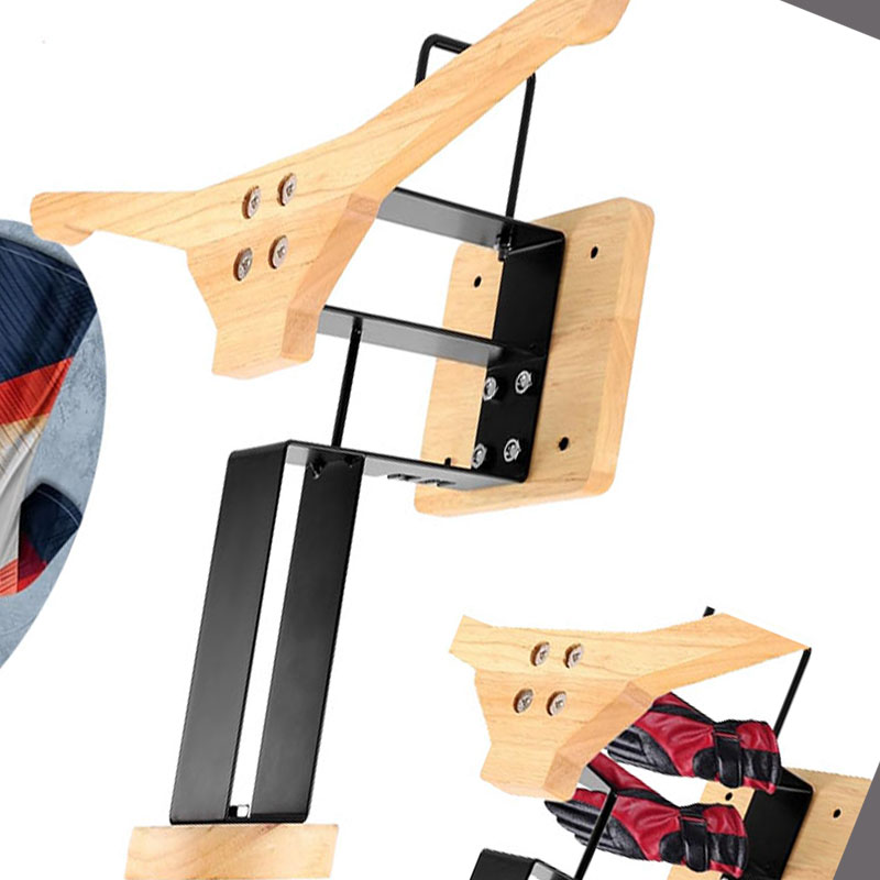 Wood Motorcycle Helmet Holder  – обзор и цена Sports Equipment Organizer Rack