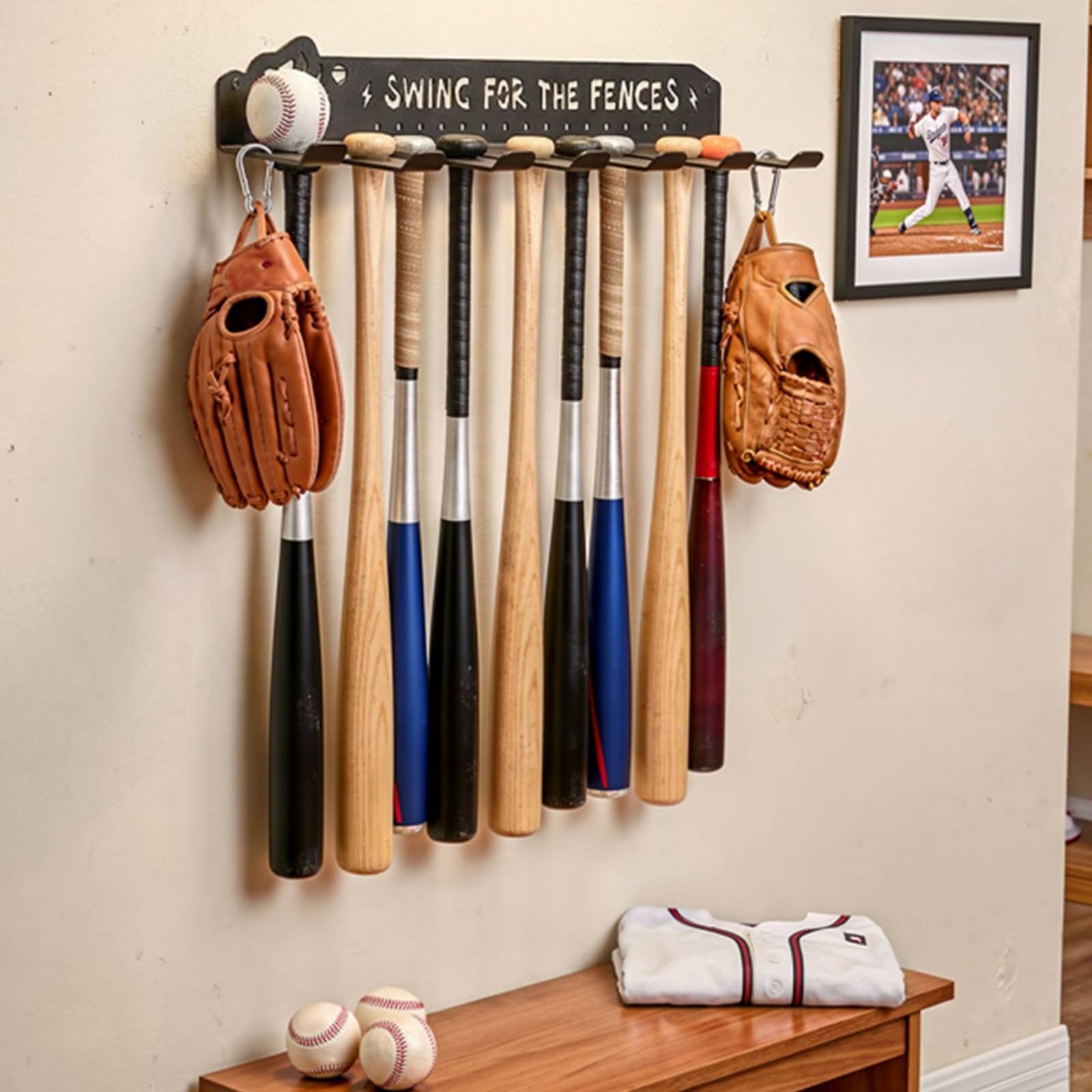 8 Hook Sports Equipment Rack H – обзор и цена Sports Equipment Organizer Rack