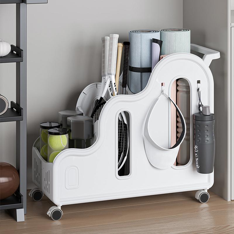 Storage rack Movable yoga mat  – обзор и цена Sports Equipment Trolley