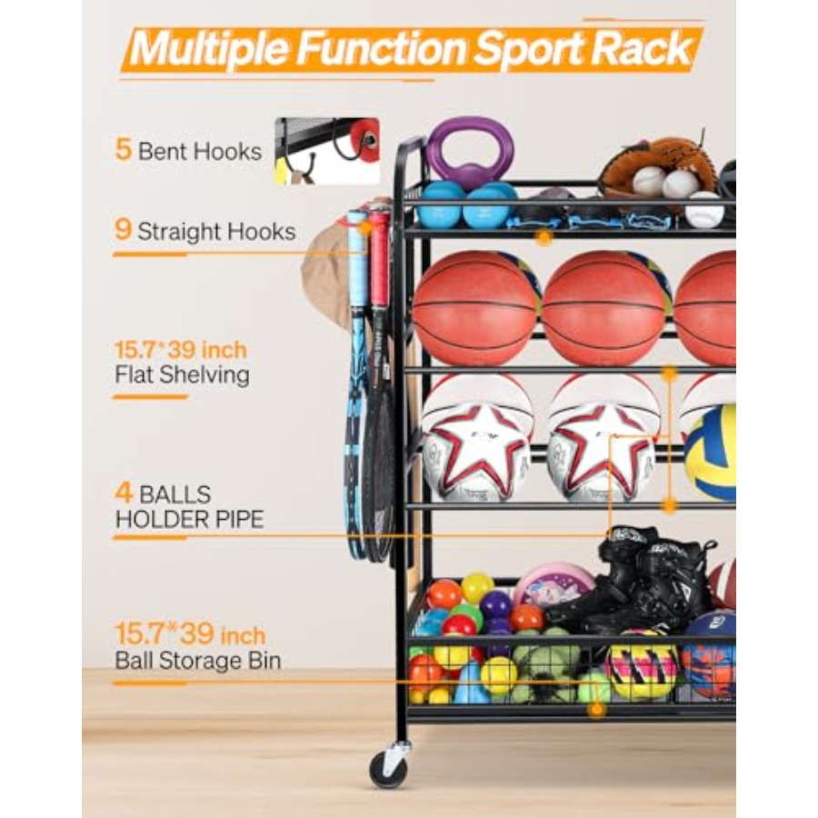 Garage Sports Equipment Organi – обзор и цена Sports Equipment Organizer Rack