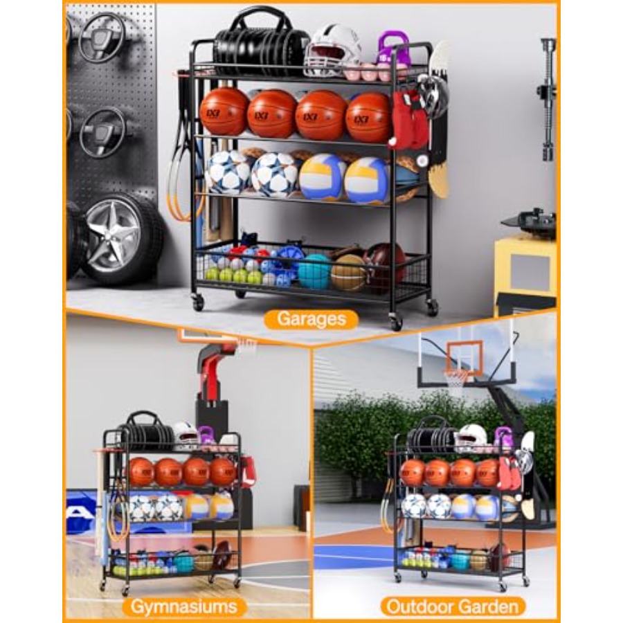 Garage Sports Equipment Organi – обзор и цена Sports Equipment Organizer Rack