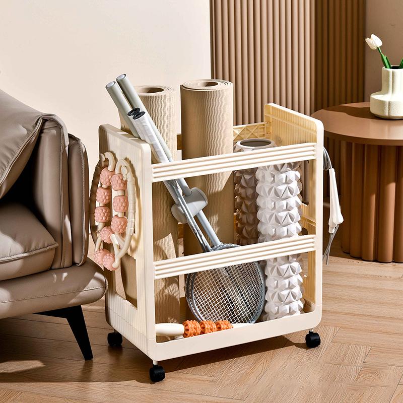 Yoga Supplies Storage Rack Mov – обзор и цена Sports Equipment Trolley