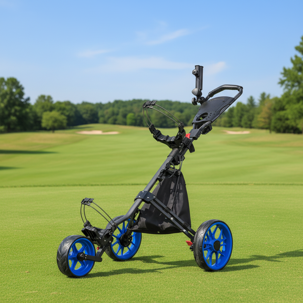 2026 Three-Wheeled Foldable Al – обзор и цена Sports Equipment Trolley