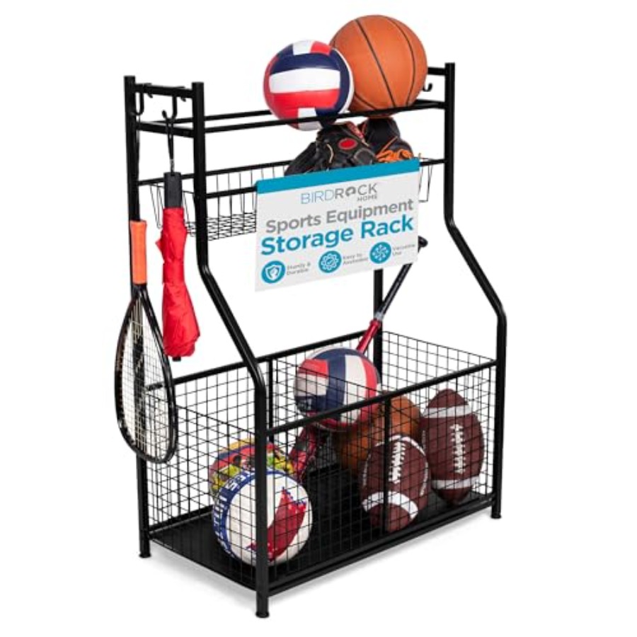 Sports Equipment Ball Organize – обзор и цена Sports Equipment Organizer Rack