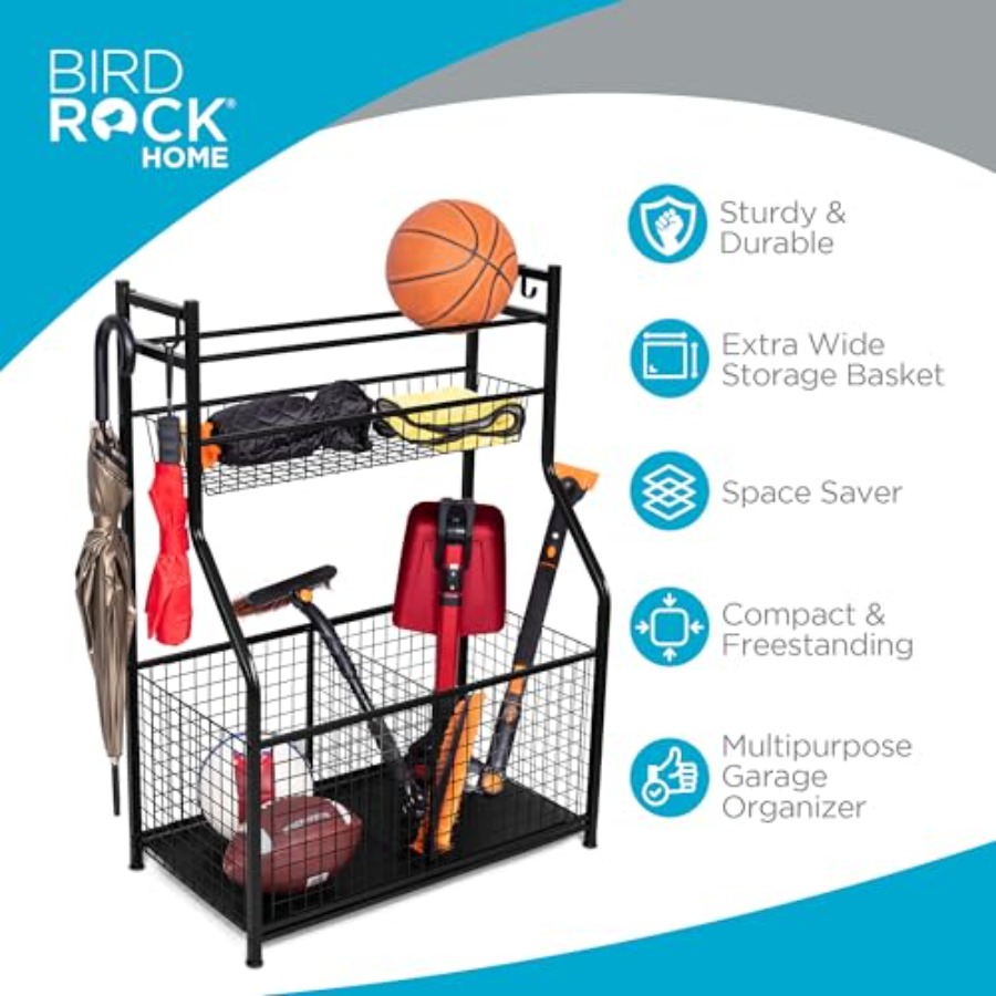 Sports Equipment Ball Organize – обзор и цена Sports Equipment Organizer Rack