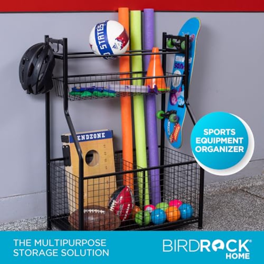 Sports Equipment Ball Organize – обзор и цена Sports Equipment Organizer Rack