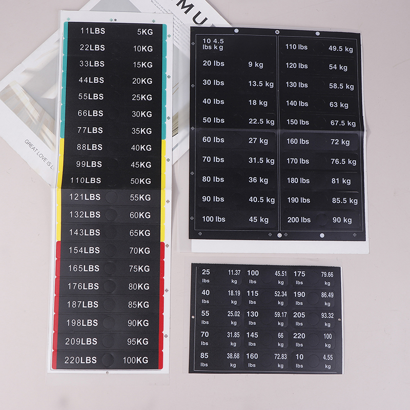 Weight Stack Labels 4.5kg To 1 – обзор и цена Sports Equipment Suppliers