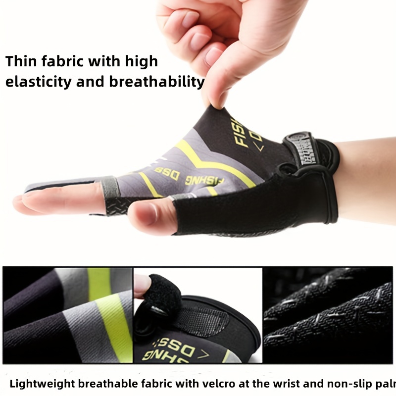 Anti-Slip Fishing Gloves Wear- – обзор и цена Sports Equipment Repair