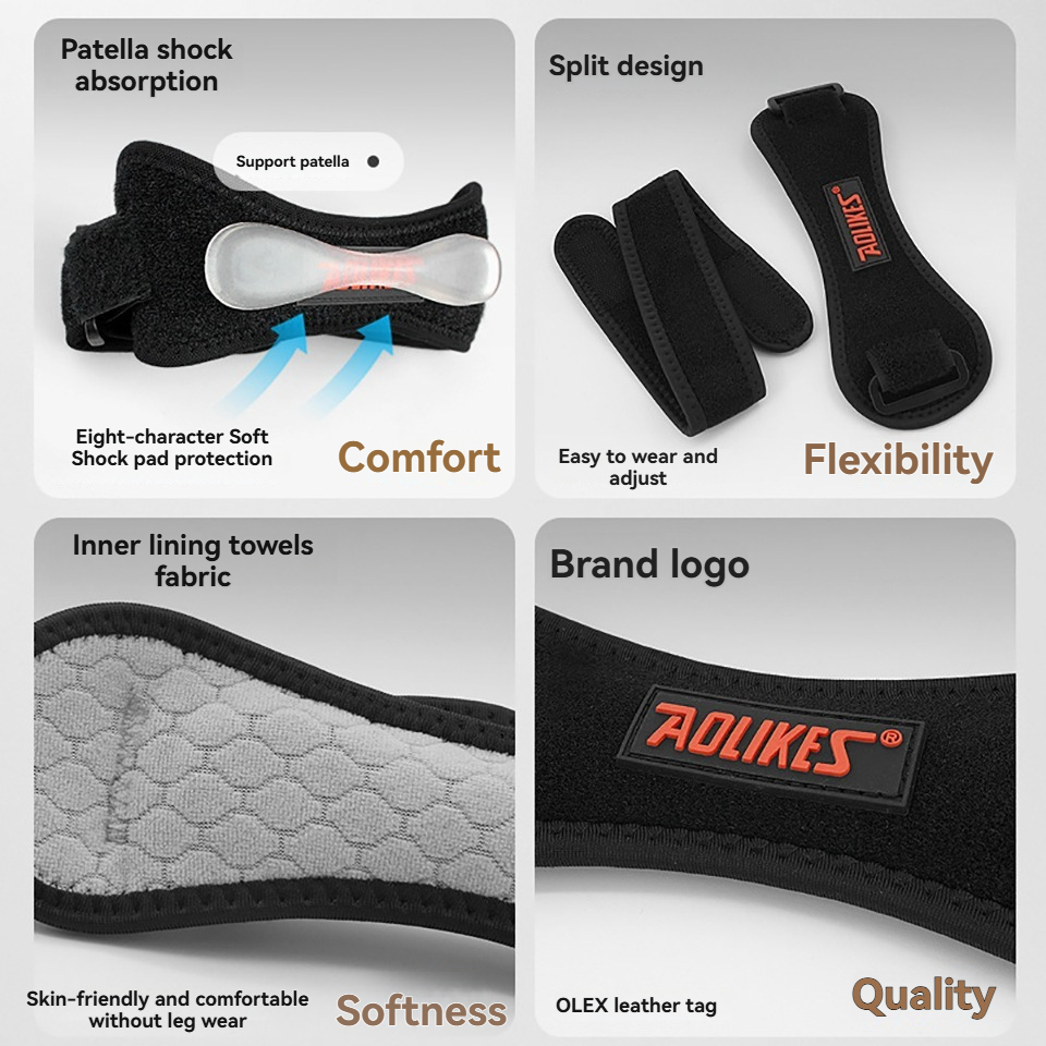 AOLIKES 1PCS Sports Patella Br – обзор и цена Volleyball Knee Pad