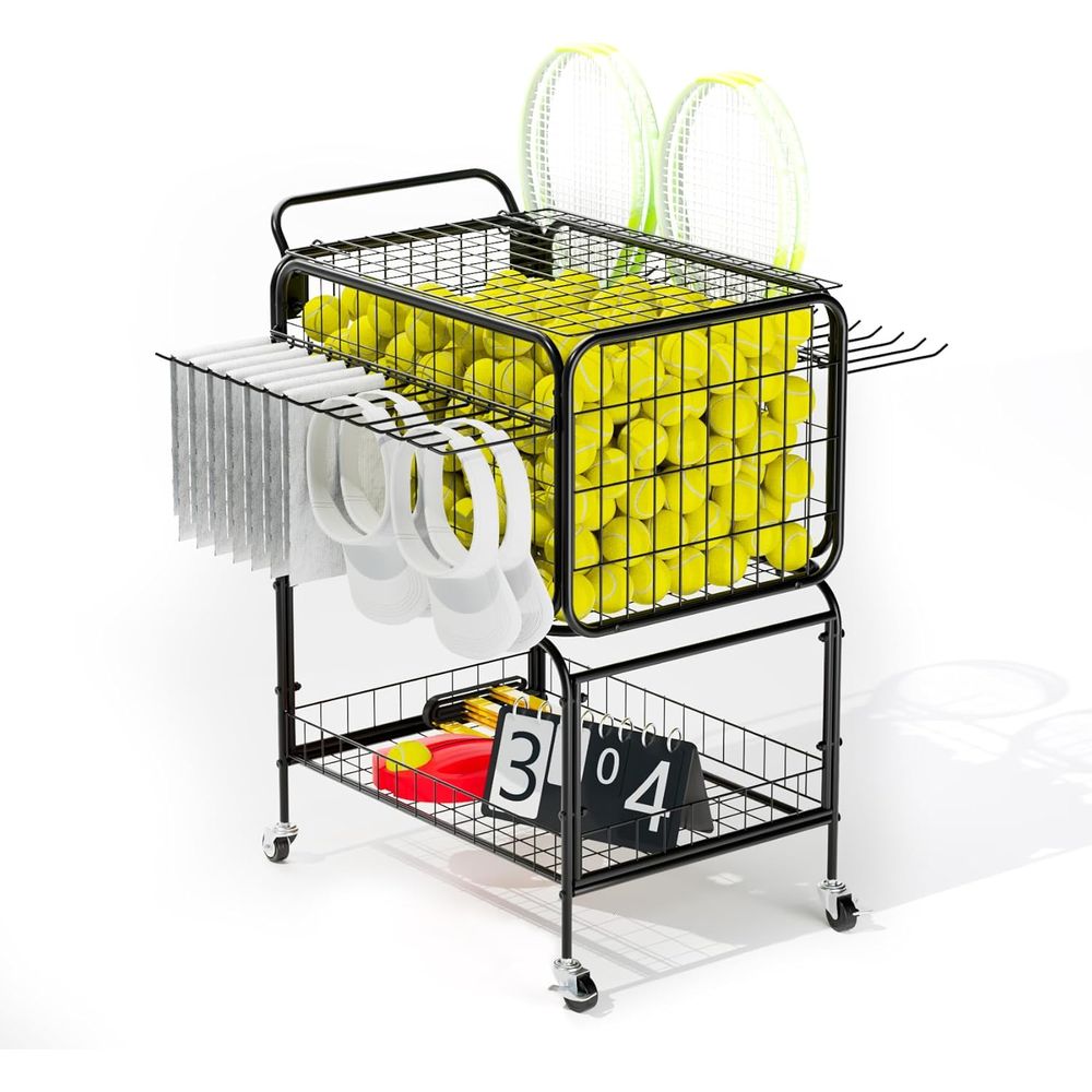 Portable Tennis Ball Cart for  – обзор и цена Sports Equipment Trolley