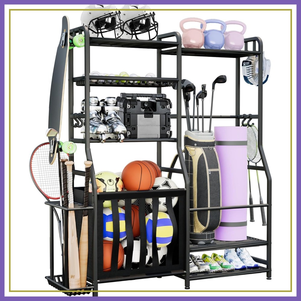 Garage Sports Equipment Organi – обзор и цена Sports Equipment Organizer Rack