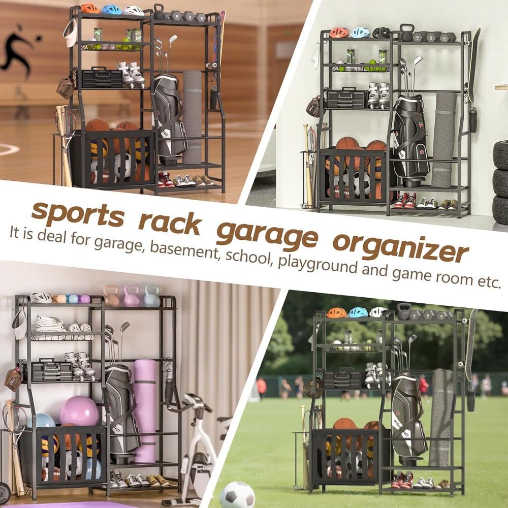 Garage Sports Equipment Organi – обзор и цена Sports Equipment Organizer Rack