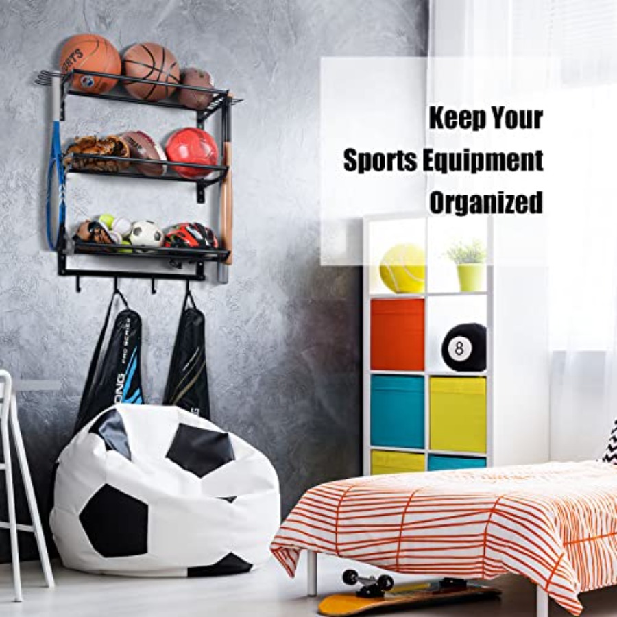 Garage Sports Equipment Storag – обзор и цена Sports Equipment Organizer Rack