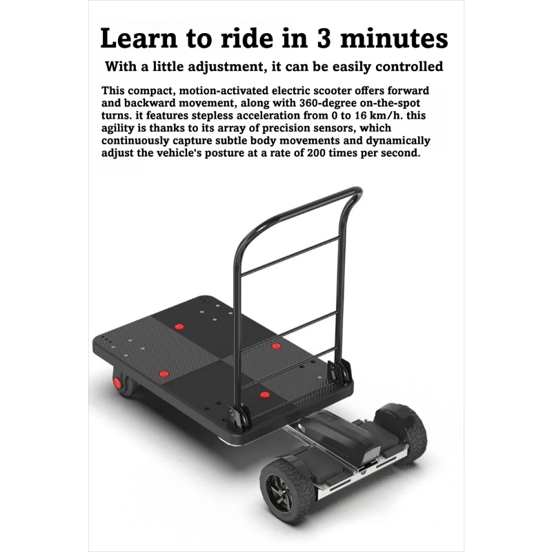 Folding Silent Platform Truck  – обзор и цена Sports Equipment Trolley