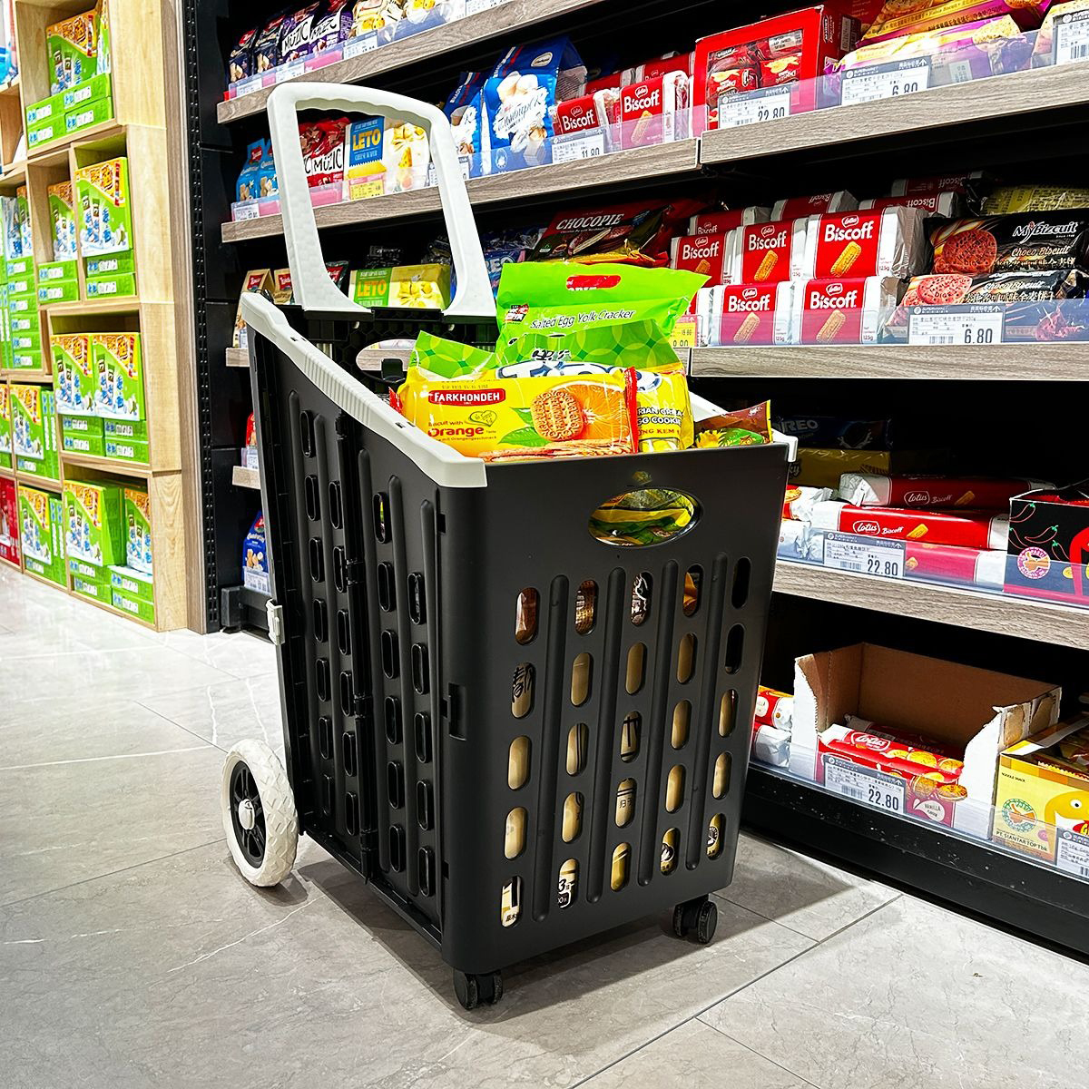75L Foldable Shopping Cart-25k – обзор и цена Sports Equipment Trolley