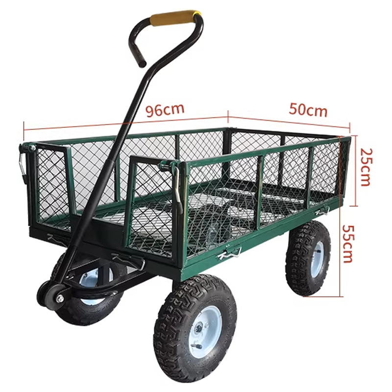 Four-wheeled handcart with rub – обзор и цена Sports Equipment Trolley