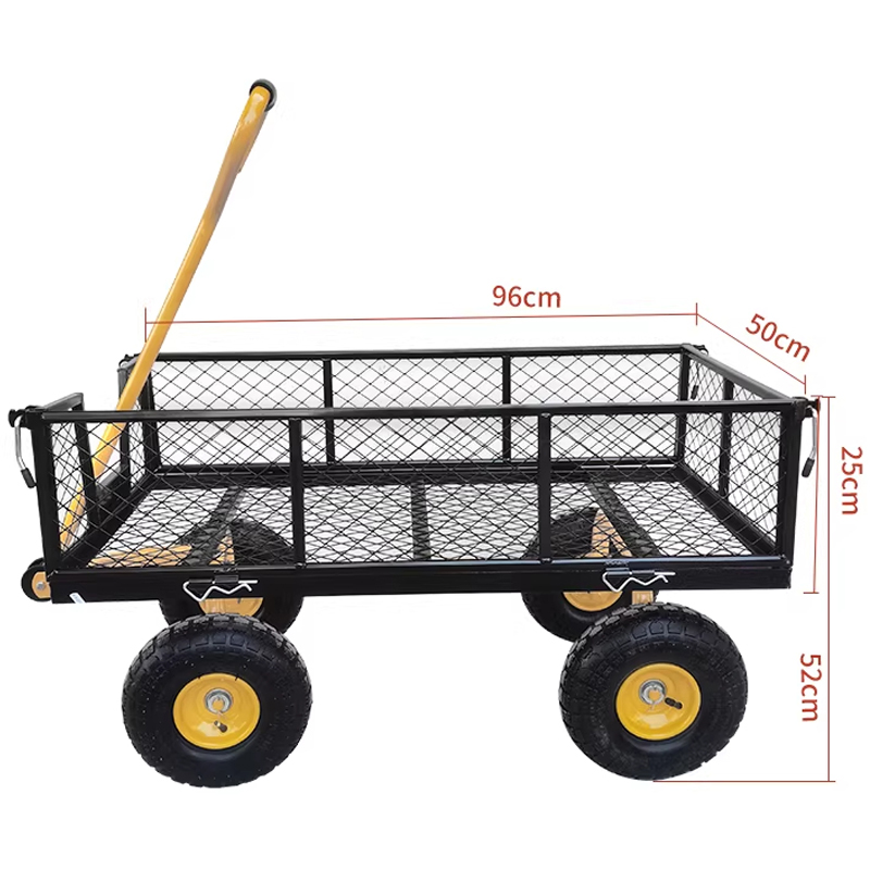 Four-wheeled handcart with rub – обзор и цена Sports Equipment Trolley