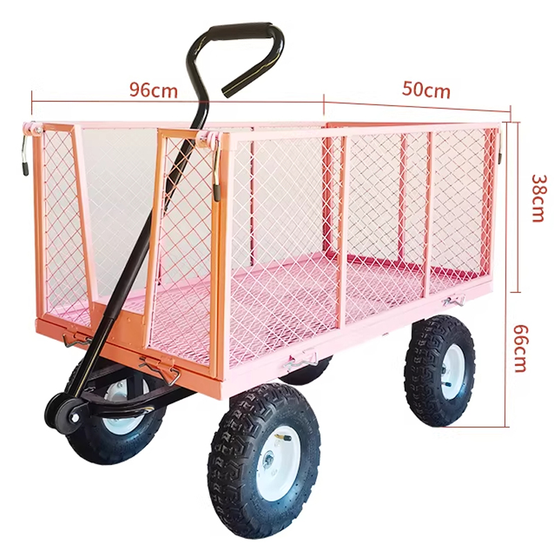 Four-wheeled handcart with rub – обзор и цена Sports Equipment Trolley