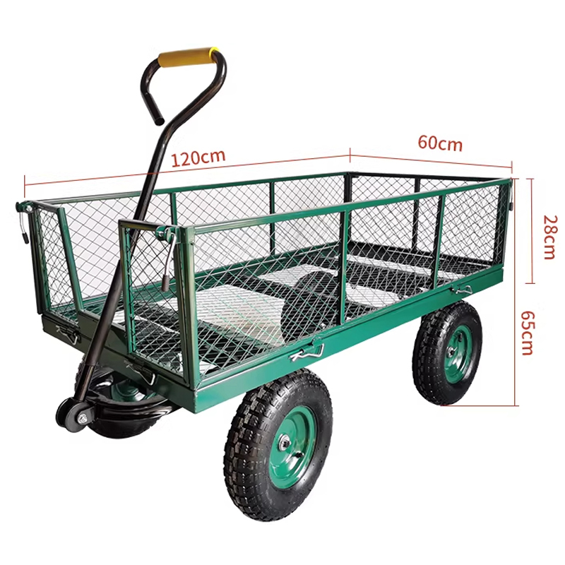 Four-wheeled handcart with rub – обзор и цена Sports Equipment Trolley