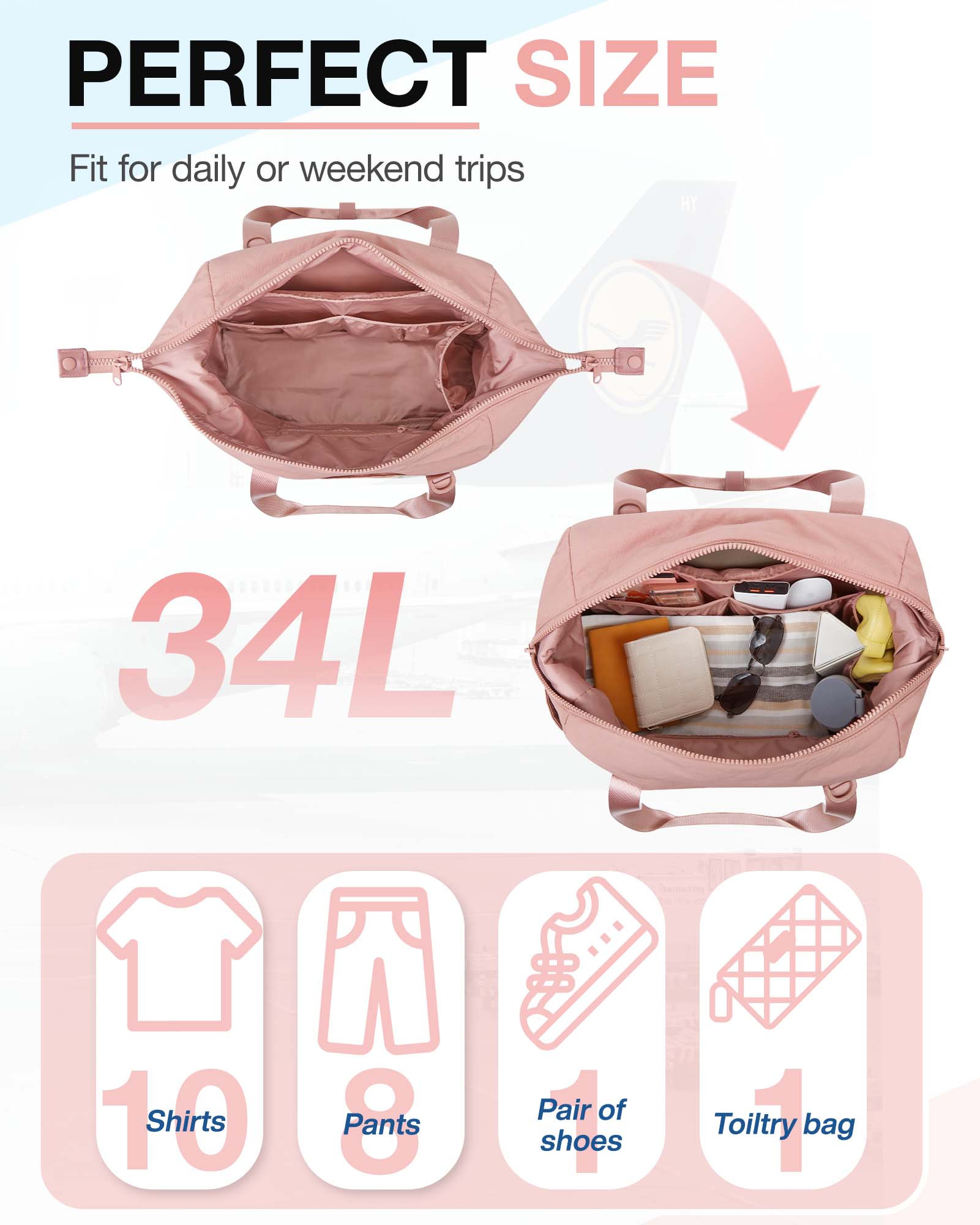 BAGSMART Women's Travel Duffel – обзор и цена Sports Equipment Trolley