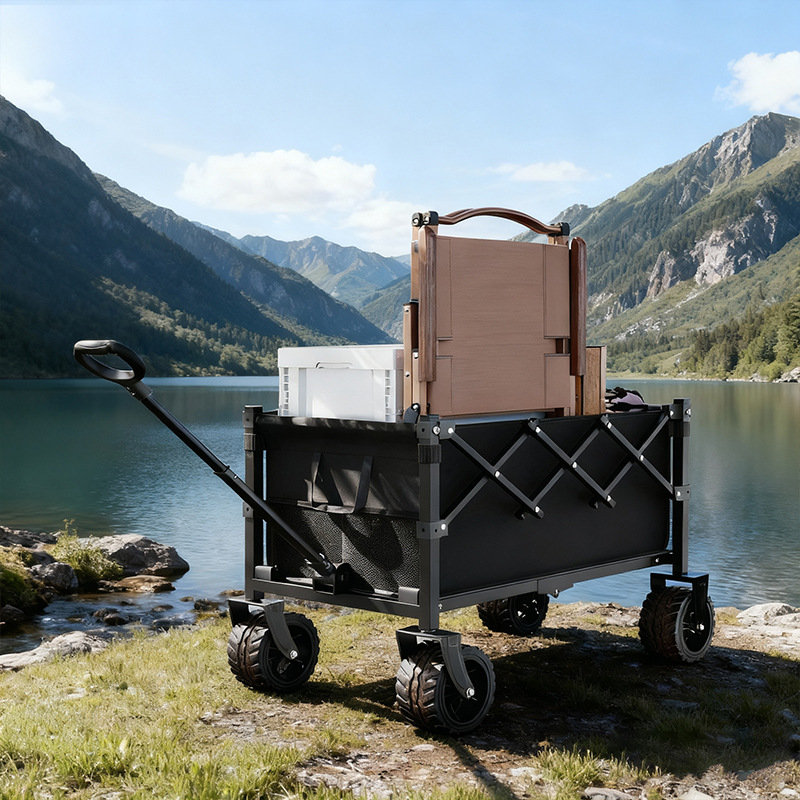 Folding Portable Trolley Cart  – обзор и цена Sports Equipment Trolley