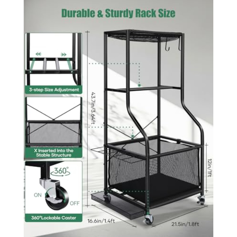Sports Equipment Garage Organi – обзор и цена Sports Equipment Organizer Rack