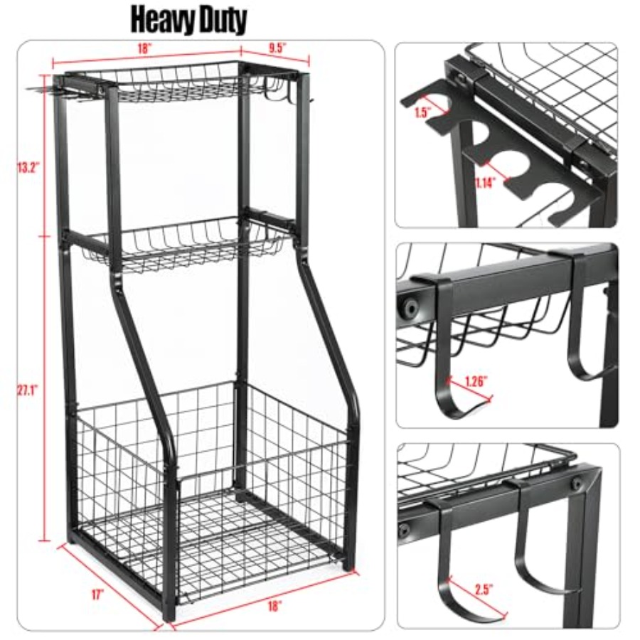 Sports Equipment Organizer for – обзор и цена Sports Equipment Organizer Rack