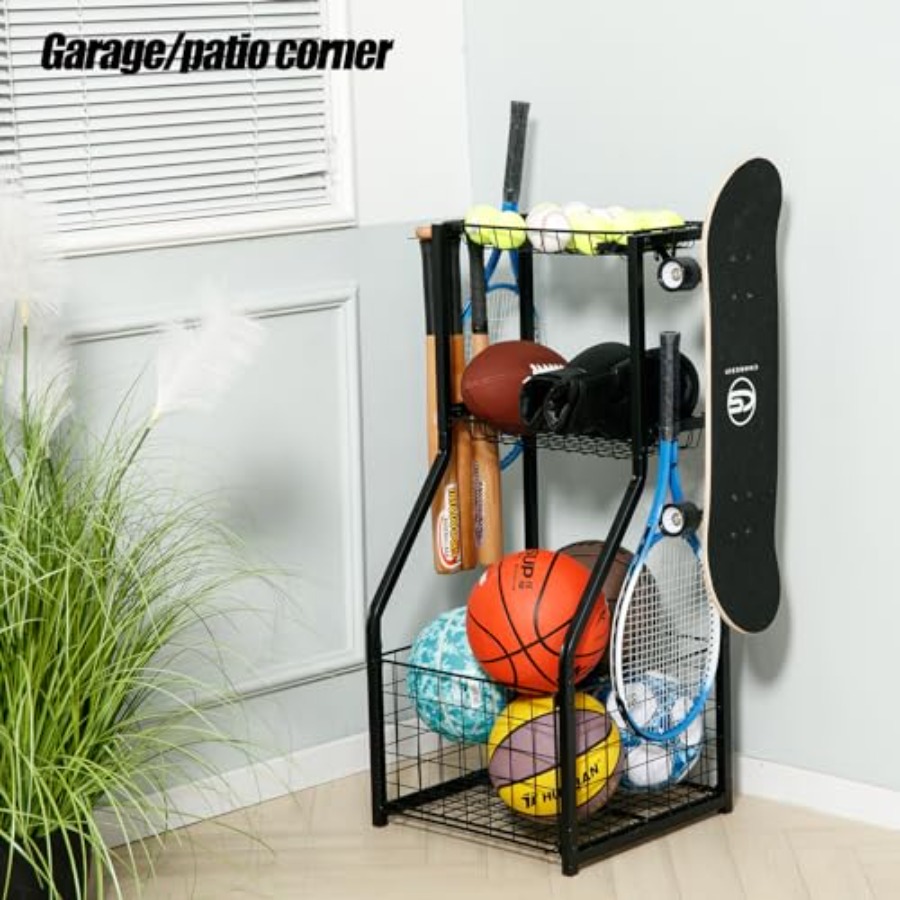 Sports Equipment Organizer for – обзор и цена Sports Equipment Organizer Rack