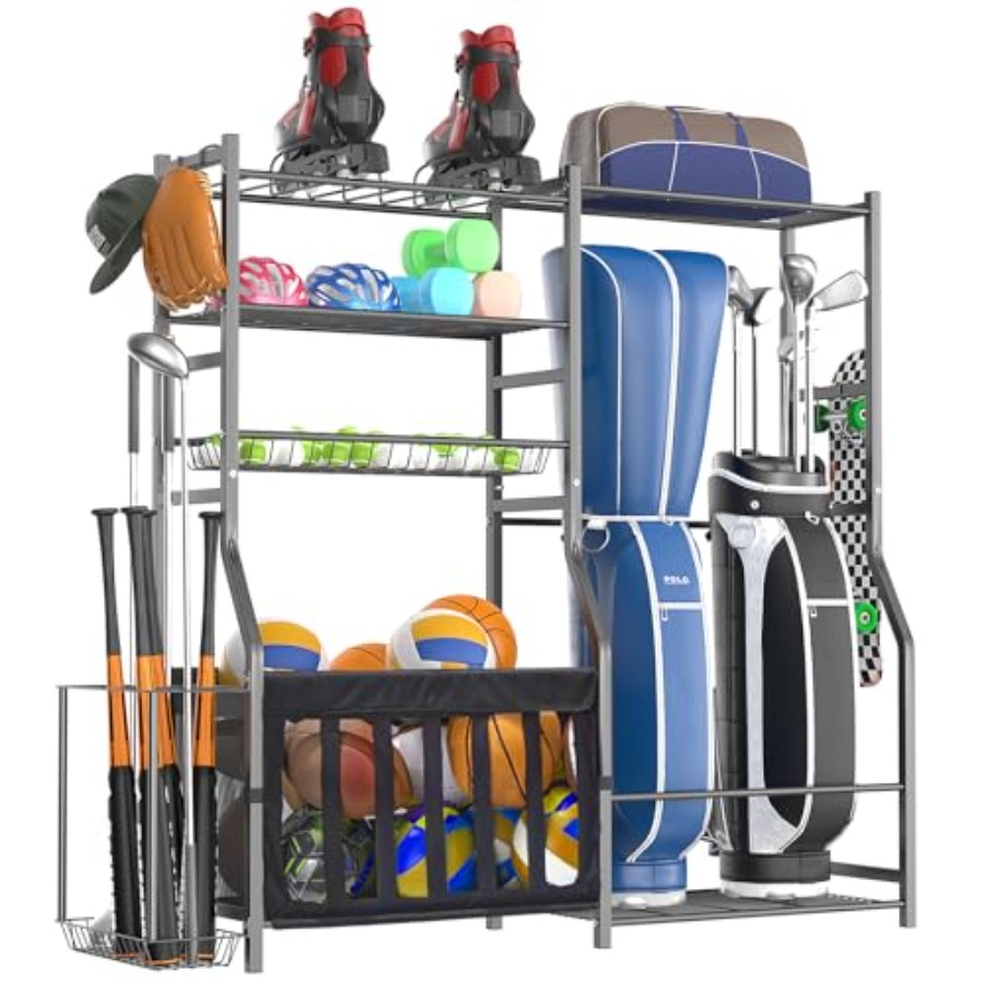 Heavy Duty Garage Sports Equip – обзор и цена Sports Equipment Organizer Rack